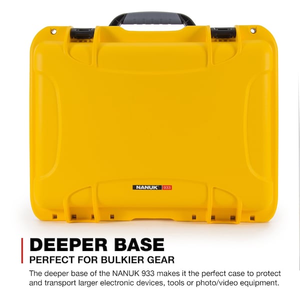 Case With Lid Organizer Divider,Yellow