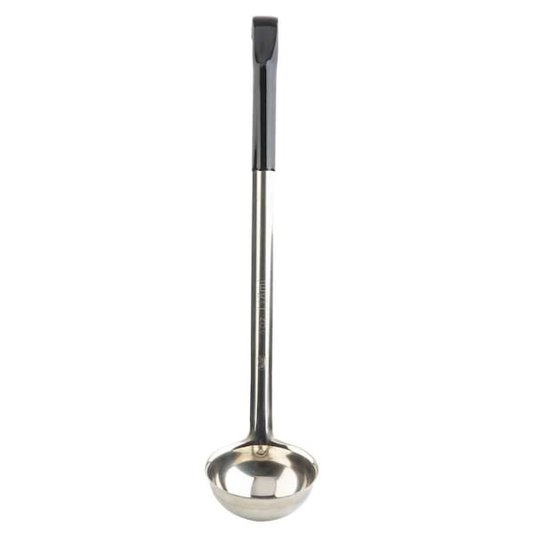 SS Ladle,Black Vinyl Handle,4 Oz