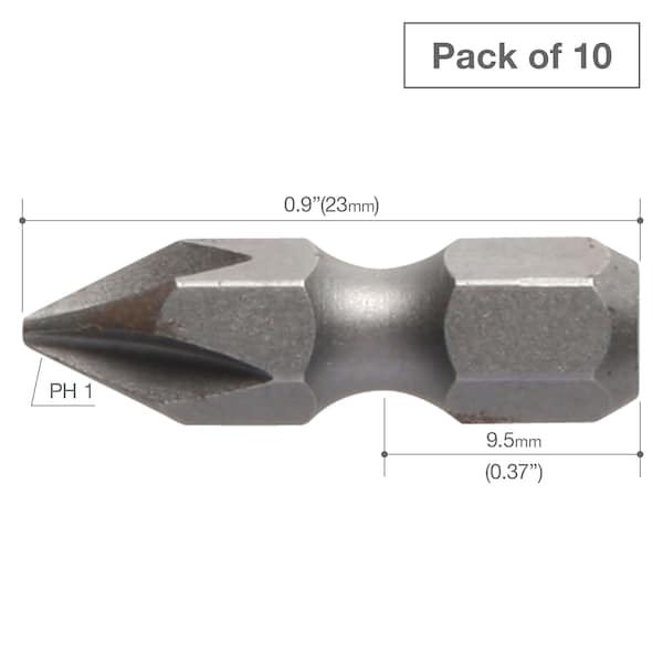 Power Bit 1/4 Hex B,+1x23H,PK10