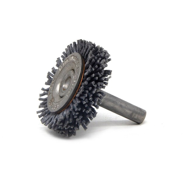 BMC12AY120SC 1.25 Mandrel Mounted Wheel, 120 Grit Silicon Carbide, .250 Shank Dia., .125 Trim