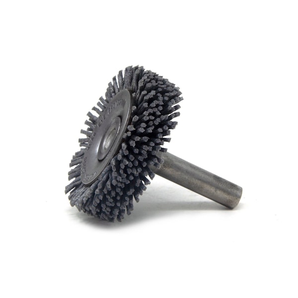 BMC13AY180SC 1.375 Mandrel Mounted Wheel, 180Grit Silicon Carbide, .250 Shank Dia., .187 Trim