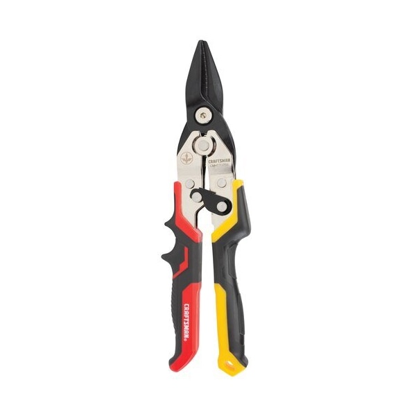 Straight Cut Aviation Snips,12 L,22 Ga