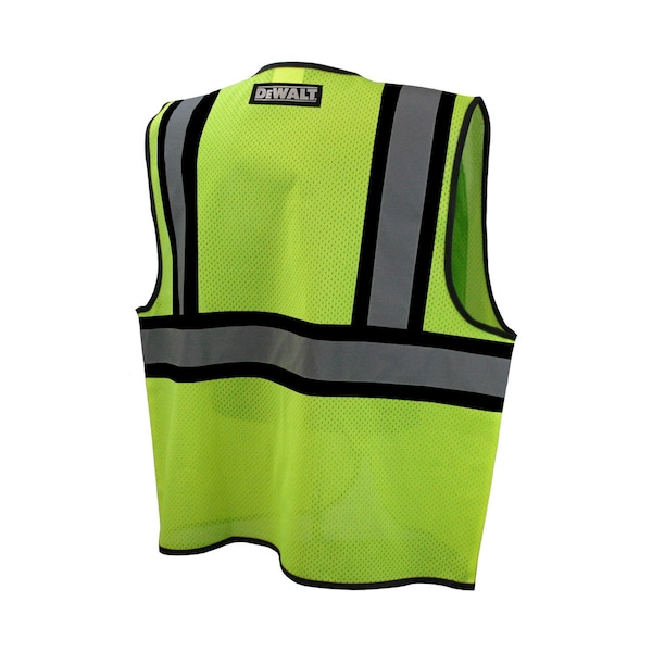 DEWALT DSV221 Class 2 Contrasting Trim Economy Mesh Vest, Size: Xl