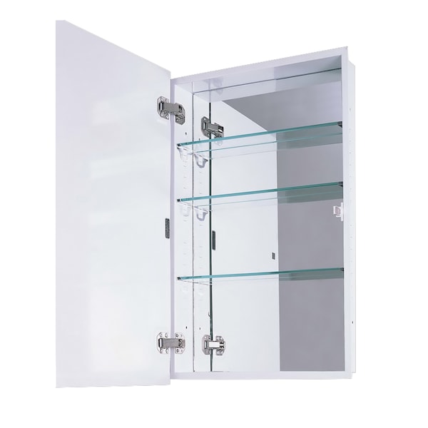 16 X 30 Euroline Flush Mounted Polished Edge Medicine Cabinet