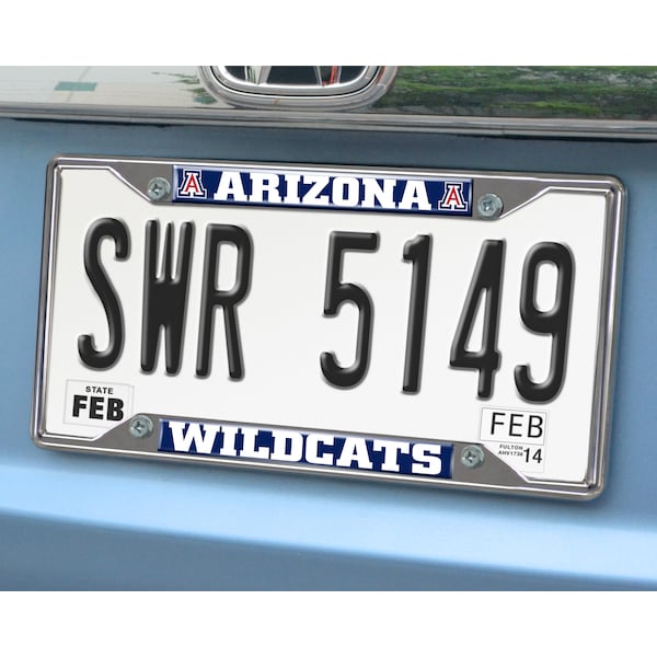 University Of Arizona Metal License Plate Frame