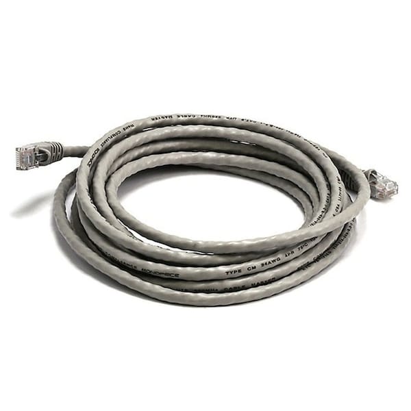 Ethernet Cable,Cat 6,Gray,14 Ft.