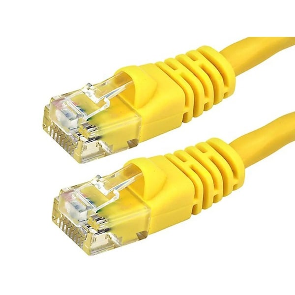 Ethernet Cable,Cat 5e,Yellow,10 Ft.