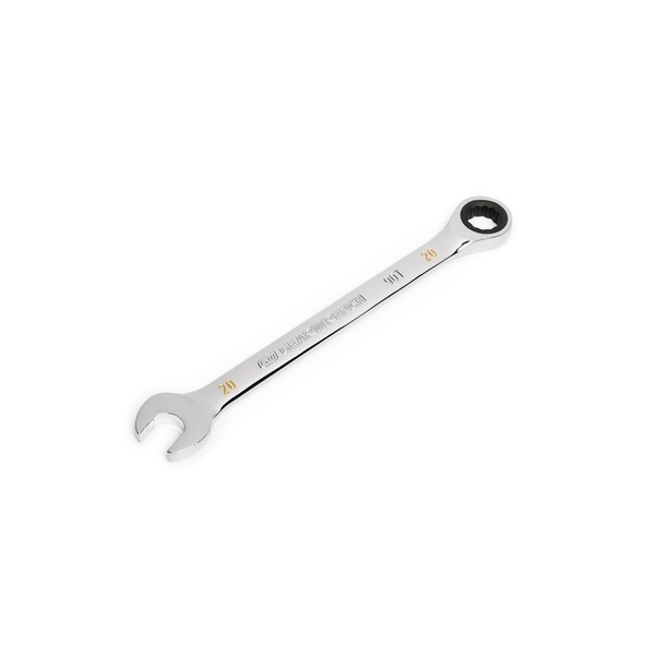 Combination Ratcheting Wrench,20 Mm 90T