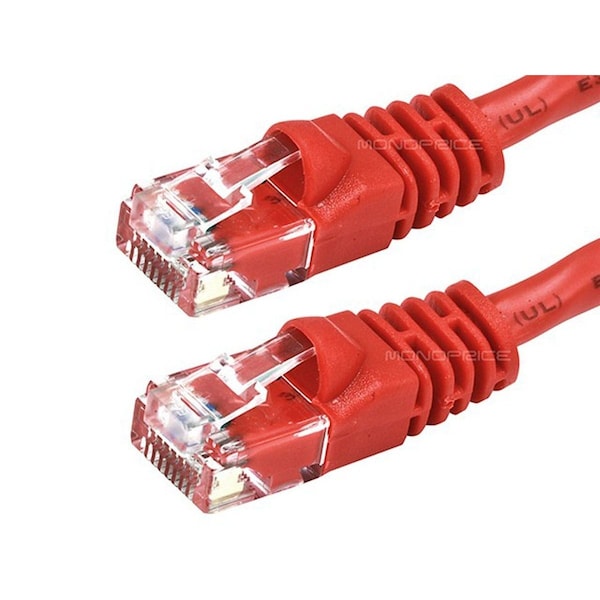 Ethernet Cable,Cat 6,Red,14 Ft.