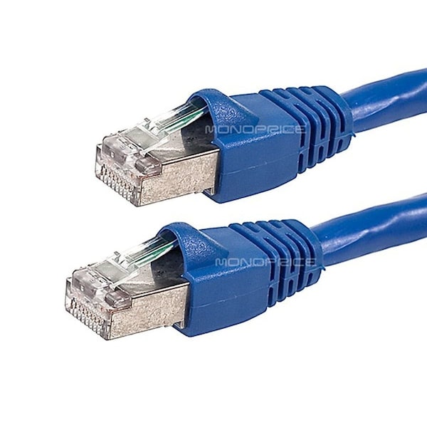 STP Cable,500MHz,24AWG,Blue,2ft