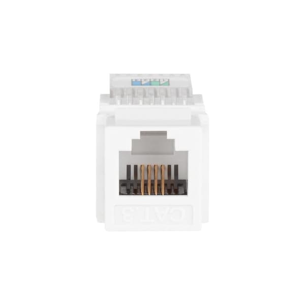 Datacom Jack,RJ11/RJ12,Tooless,White