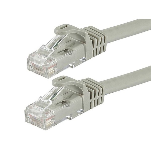 Ethernet Cable,Cat 6,Gray,10 Ft.