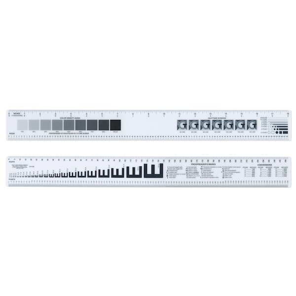 Rulers, 18 Graphic Arts Ruler