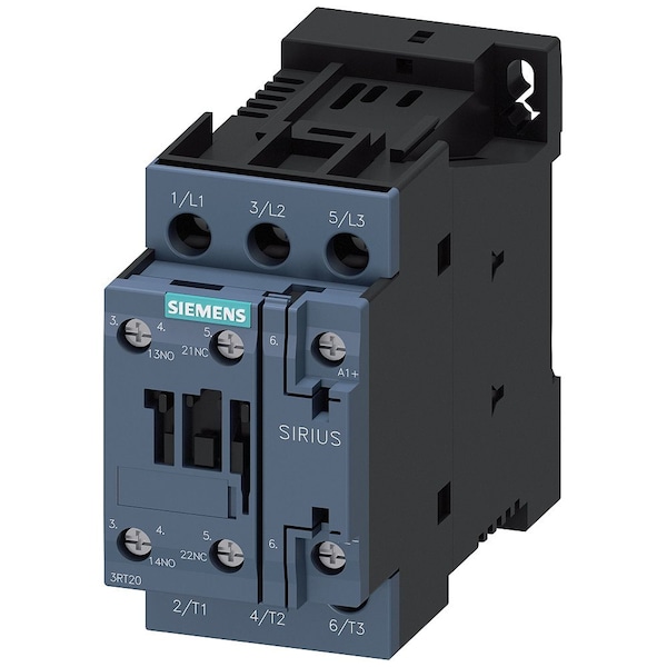 IEC Magnetic Contactor, 3 Poles, 24 V DC, 16 A, Reversing: No