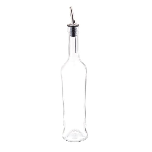 Sottile Clr Glass Bottle W/SS Pour,17OZ