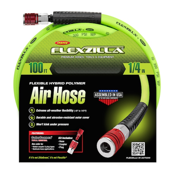 Air Hose, 1/4 X 100, With ColorConnex