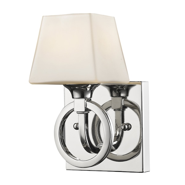 Josephine 1-Light Sconce Polished Nickel