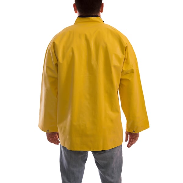 Magnaprene Flame Resistant Rain Jacket, Yellow, S