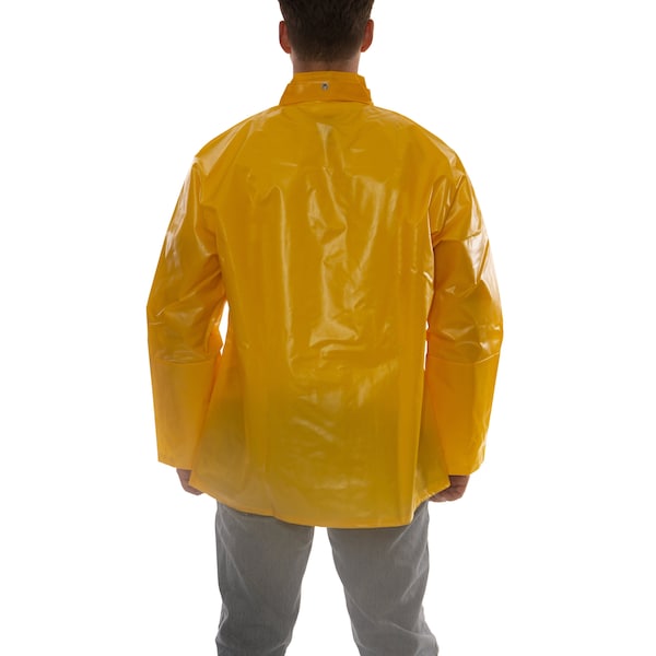 Rain Jacket,L,Ylw,Unisex,0.25mm Thick