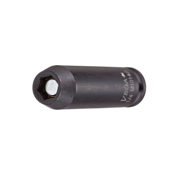 Impact Socket,1/4 Sq Dr 3/8 Spring Mag