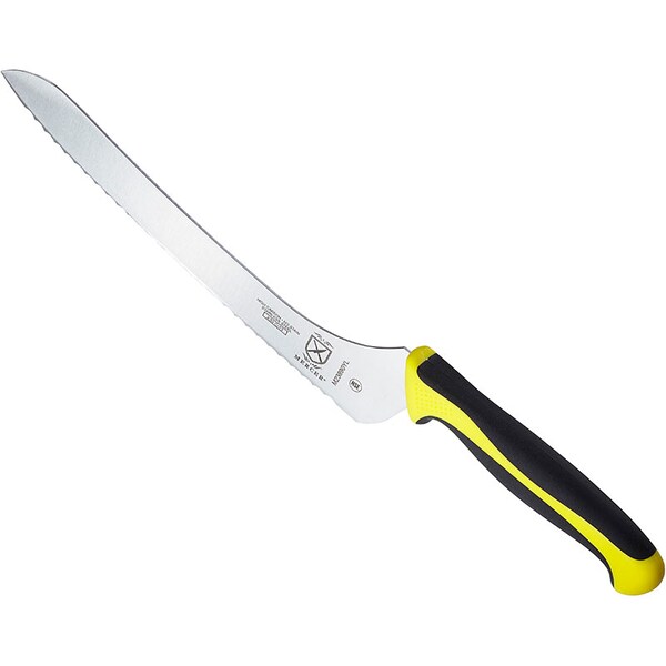 Millennia 9 Offset Bread Knife,Yellow