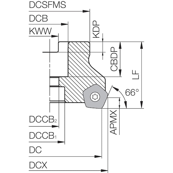 MFPN 66050R5TMG Metric Bore Diameter
