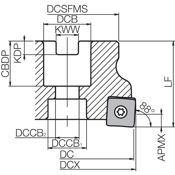 MFSN 88063R5TMG Metric Bore Diameter