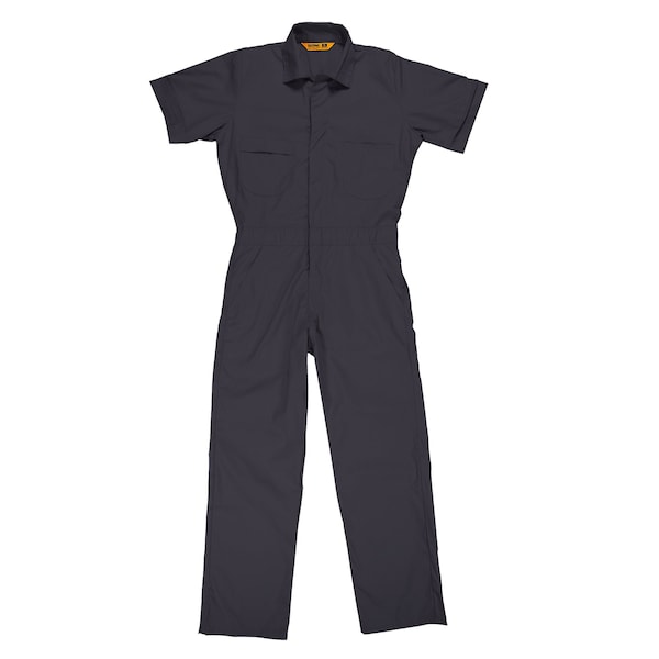 Coverall,Poplin,Short Sleeve,3XL,Tall