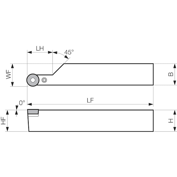 Turning Toolholder,PRXCL 1610MD