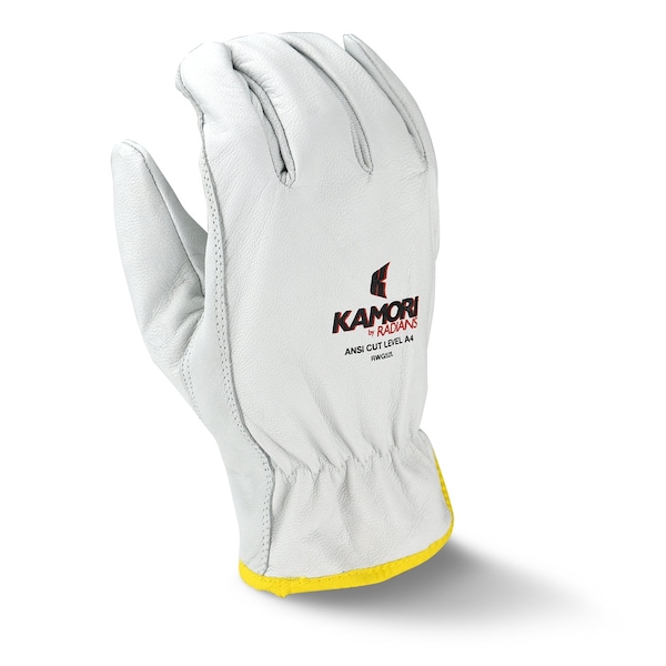 Cut Resistant Gloves, A4 Cut Level, Uncoated, L, 1 PR