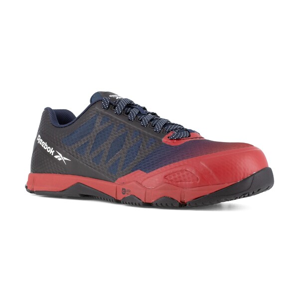 Mens Red,Navy,and Black Comp Toe A,PR
