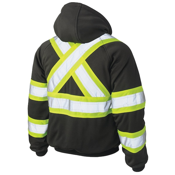 Insulated Safety Hoodie,S47421-BLK-2XL