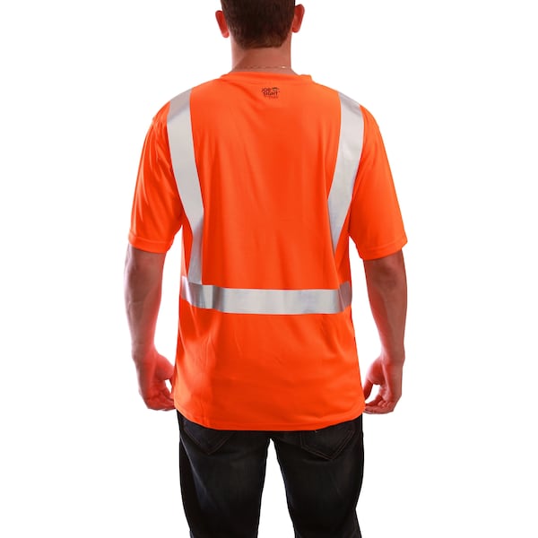 Small Short Sleeve Hi-Vis T-Shirt, Orange