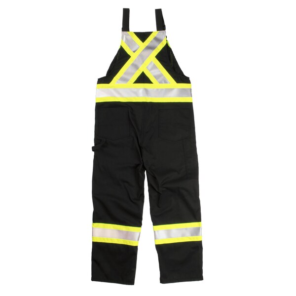 Unlined Safety Overall,S76911-BLACK-S