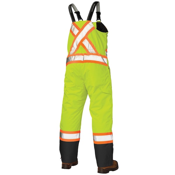 4X Hi-Vis Insulated Bibs, Florescent Green