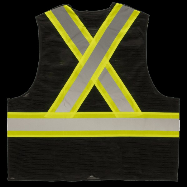Safety Vest 5-Point Tear-away,S9I021-BLA