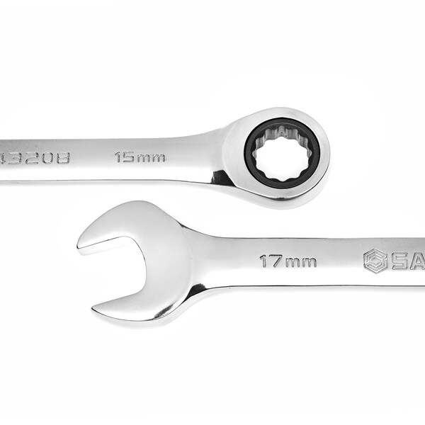 Metric Combination Ratcheting Wrench Set
