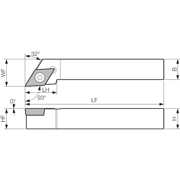 Turning Toolholder,SDJCR 103C