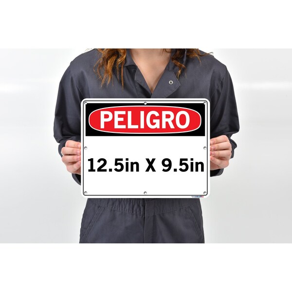SIGN-DANGER-39 18.5X12.5 ALUMINUM .063