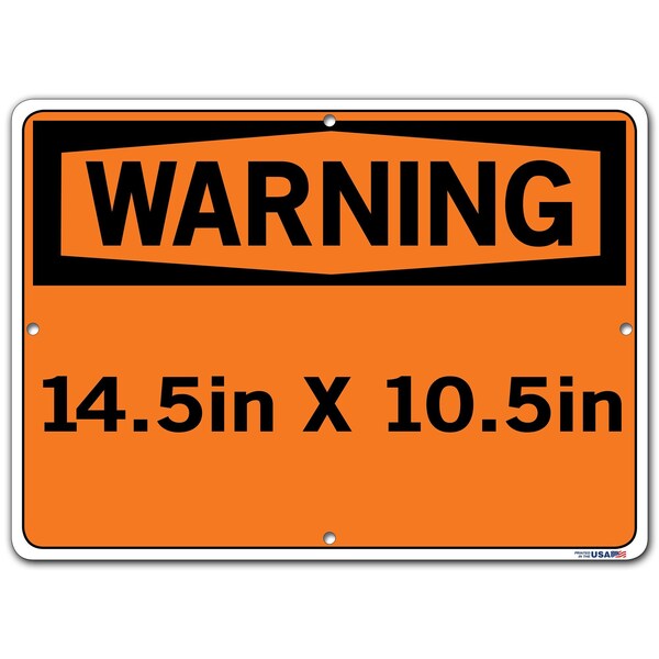 Sign-Warning-01,14.5x10.5,Aluminum,.080