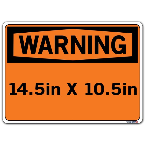 Sign-Warning18 14.5X10.5 Label/Decal.011