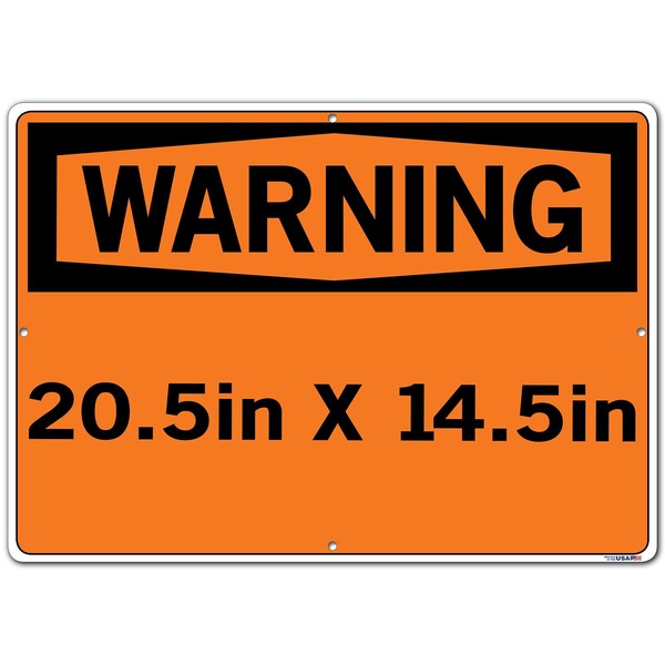 Polystyrene Sign, 14-1/2 Height, 20-1/2 Width, Polystyrene, Rectangle, English