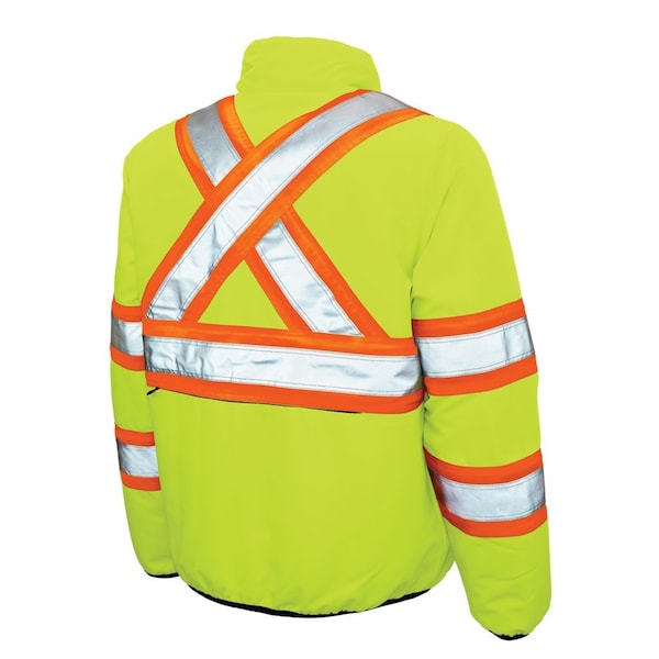 Reversible Safety Jacket,SJ271-FLGR-M