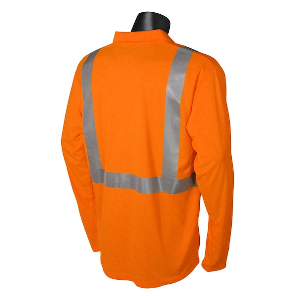 Radians ST22 Class 2 High Visibility Safety Long Sleeve Polo