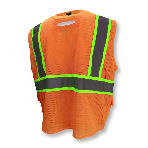 Safety Tether Vest,Type R,Orange,M