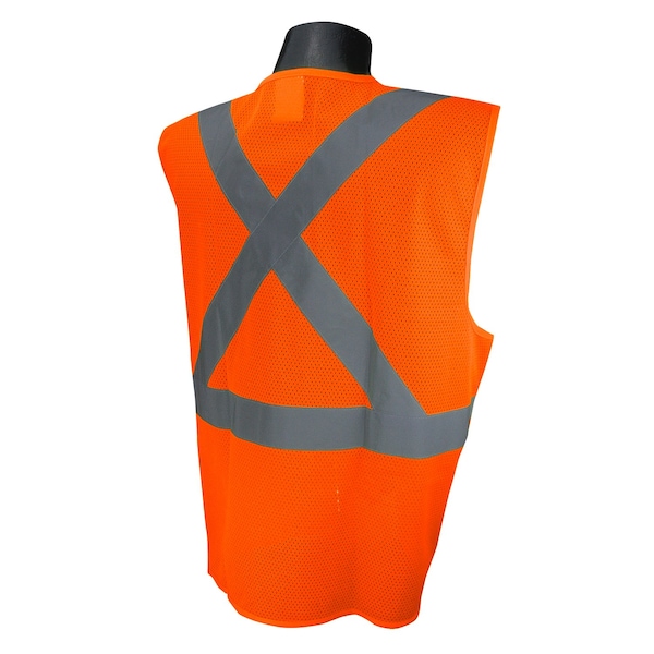 Radians SV4X Economy Mesh X-Back Type R Class 2 Breakaway Safety Vest