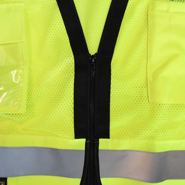 Safety Tether Vest,Heavy Duty,Green,L
