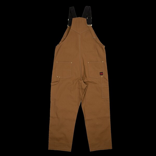 Deluxe Unlined Bib Overall,WB042-BROWN-
