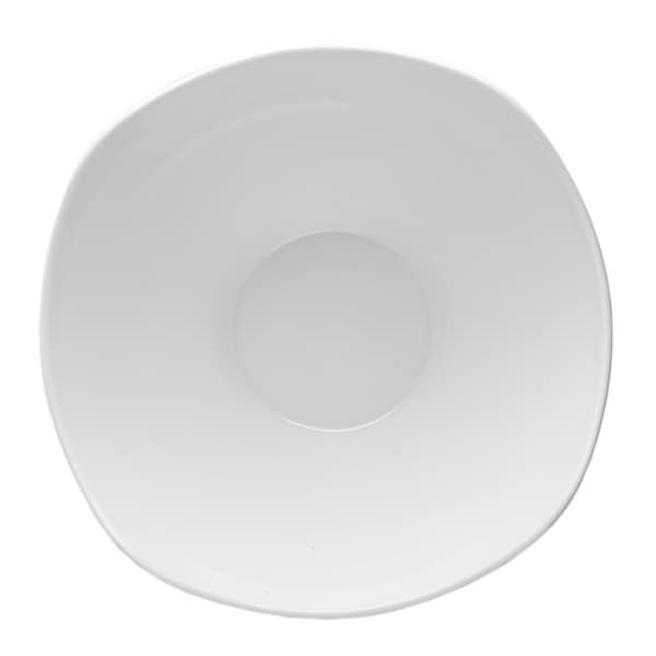 Wavy Melamine Bowl,White,13