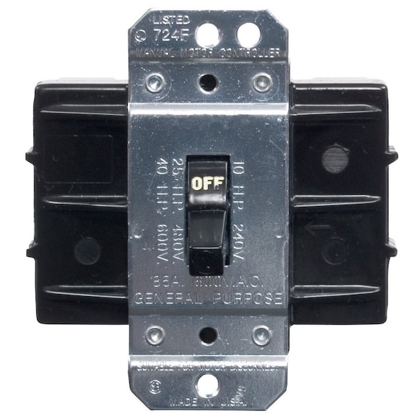 Manual Motor Switch,60A,600VAC,3P